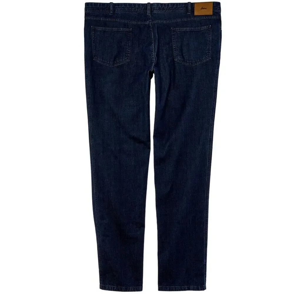 Brioni Mens Denim Trouser, Blue